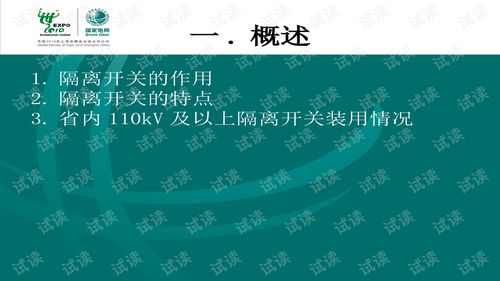 隔离开关技术交流与深入探讨
